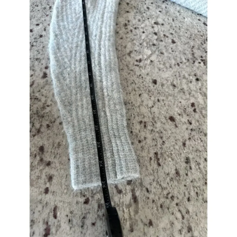 Rag & Bone Gray Jonie Rib Knit Alpaca Blend Crewneck Sweater Sz SP